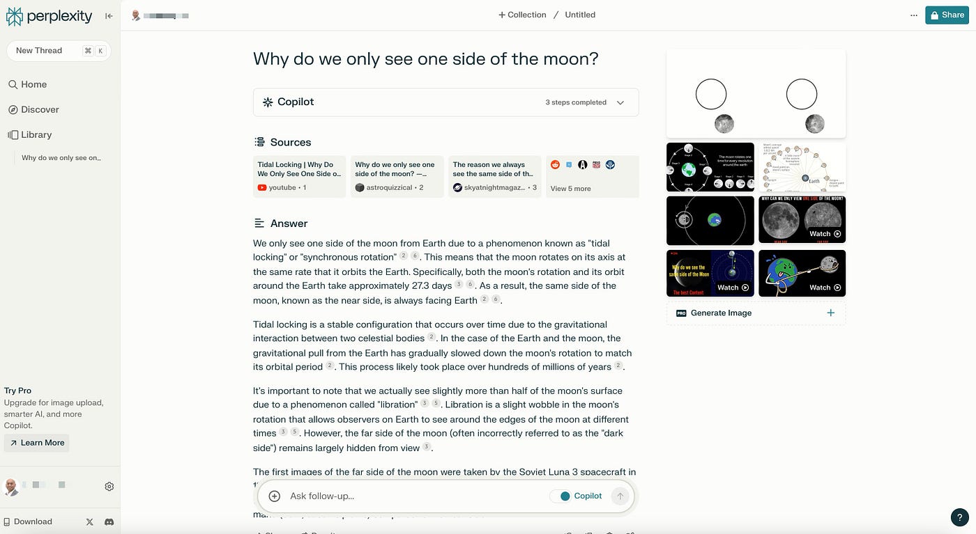 圖為 Perplexity 搜尋結果